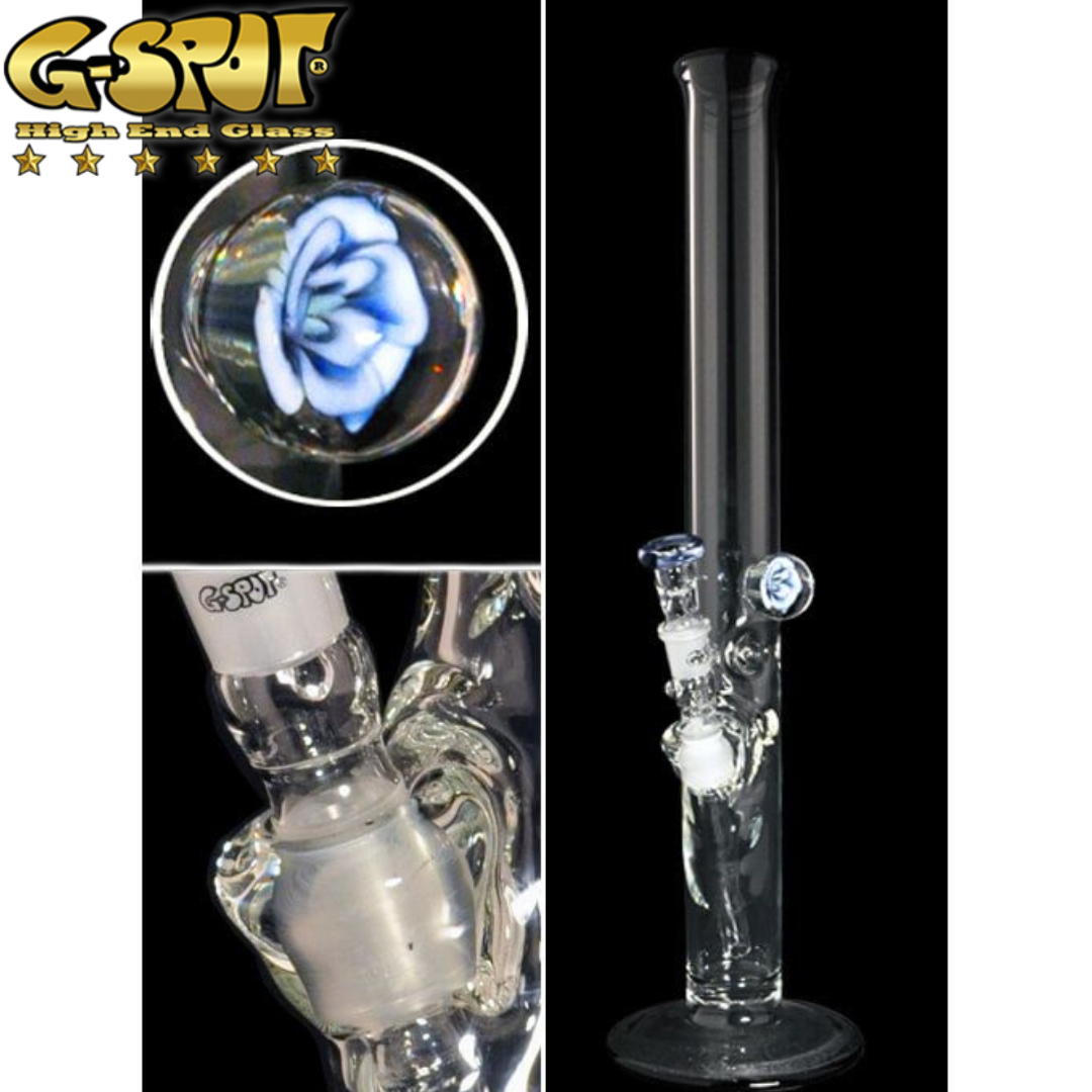 Glasbong, G-Spot®, Panzerschliff, Flower 3